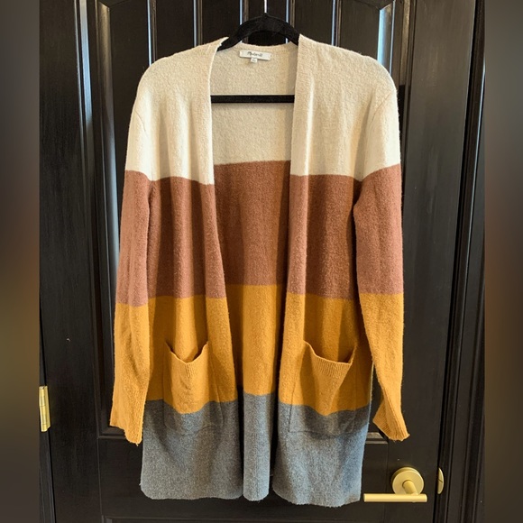 Madewell Sweaters - Madewell Color Block Cardigan